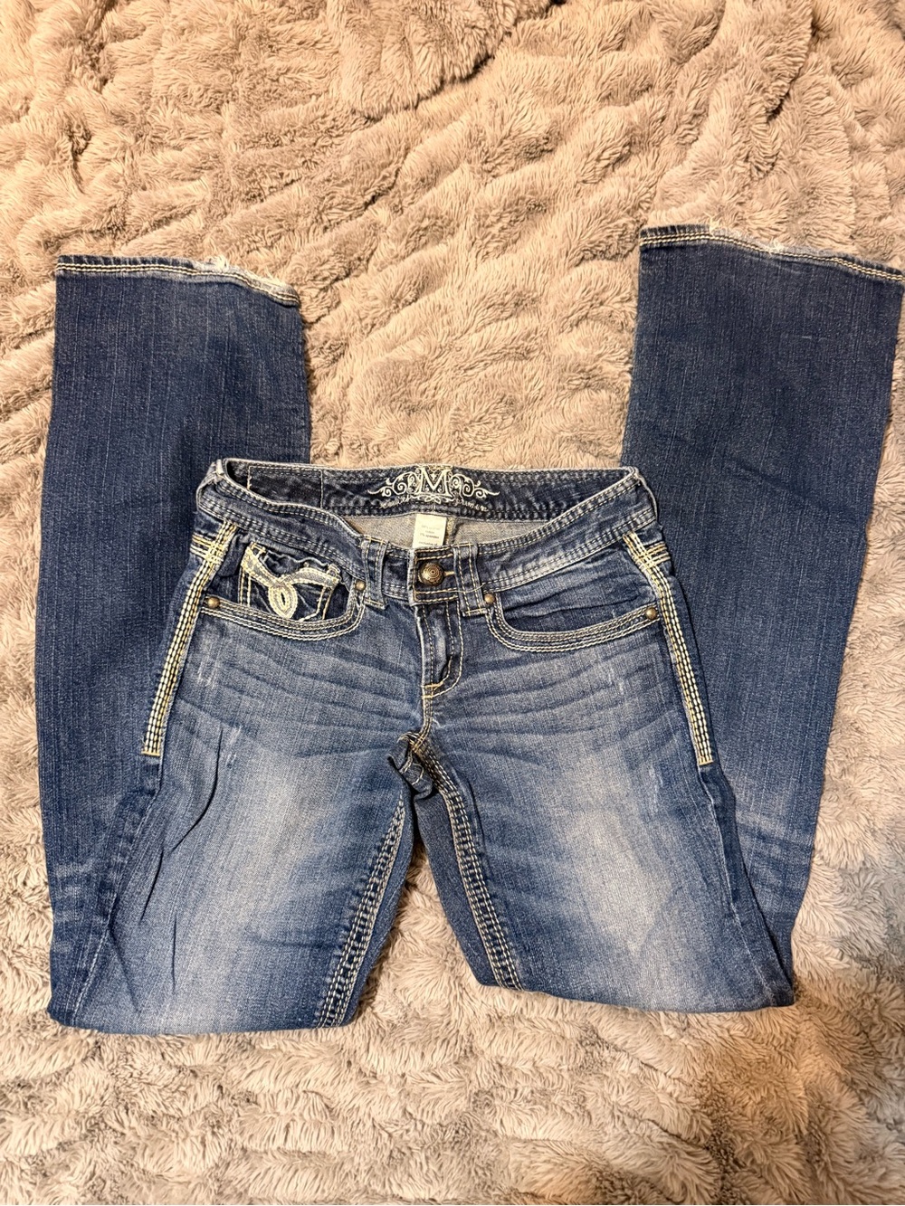 Women’s Blue Denim Jeans - Classic Mid Wash